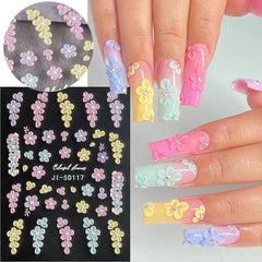 Fcozpjk Sparkle butterfly and swirl accents for festive accents on nails.