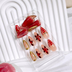 FDSQHSA French-style full-cover nails ideal for dressy occasions