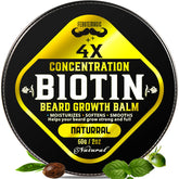 FEBOTE beard balm jar close-up showing conditioning formula for softer facial hair