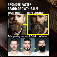 FEBOTE biotin beard balm ingredients highlight castor oil for stronger-looking beard