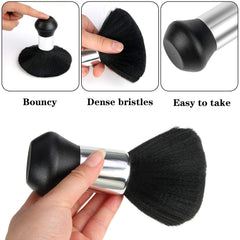 FEBSNOW snap-closure professional cape secures during precise cuts.