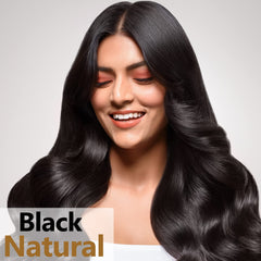 Fedulili Instant Black Hair Dye Shampoo label highlights natural formula and safety cues.