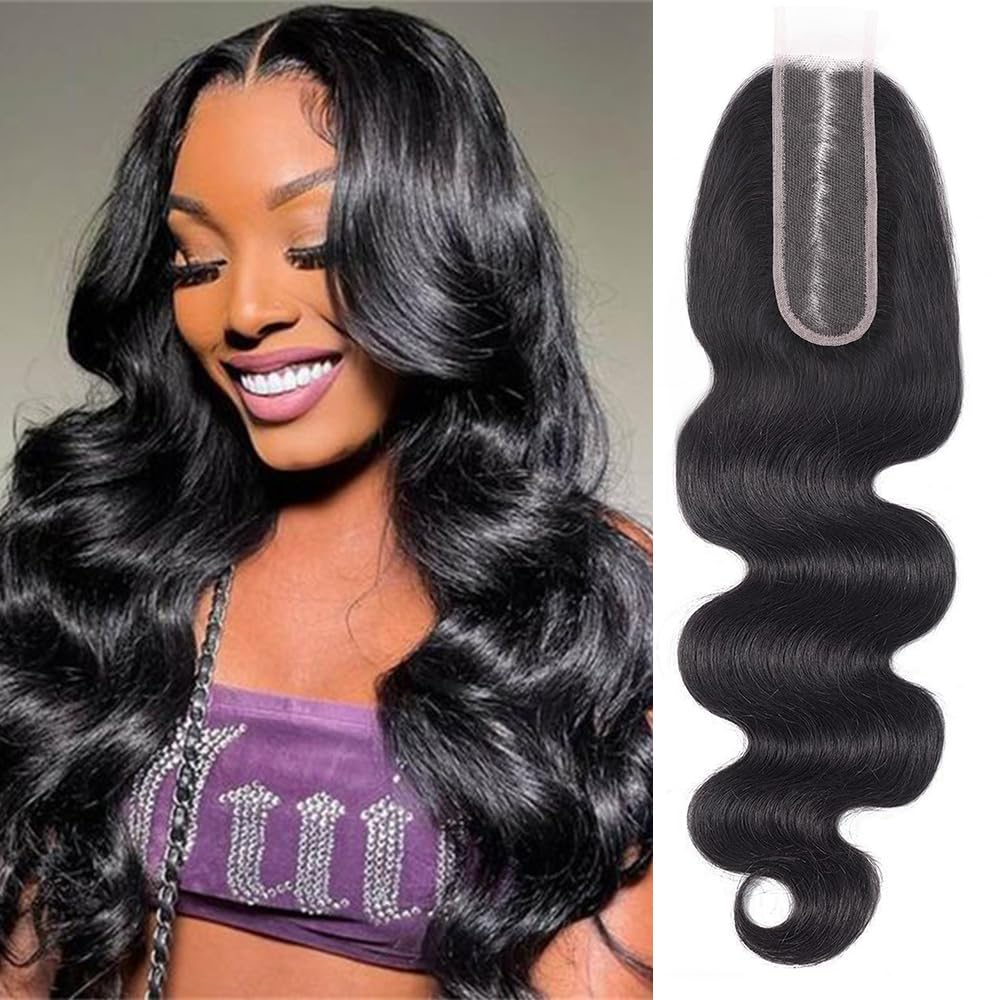 FEHOKA Brazilian 2x6 lace closure with HD transparent lace for invisible hairline