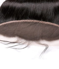 Feibin natural black color closure closeup demonstrates dye-friendly, restyle options