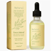 FEIBTH Natural Hair Growth Oil bottle highlights scalp hydration and nourishment.