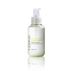 Fekkai Brilliant Gloss Glass Hair Serum bottle with sleek packaging for premium shine and hydration.