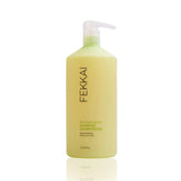 Fekkai Brilliant Gloss Shampoo bottle closeup highlighting 4x shine potential for radiant hair