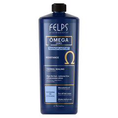 Felps Professional Omega bottle with pump for easy, precise dispensing.