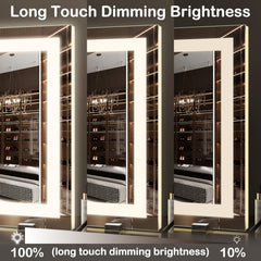 FENNIO vanity mirror lights wall-mount or tabletop for flexible placement.