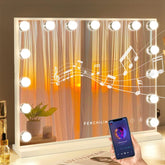 FENCHILIN vanity mirror with lights front view for clear makeup application and bright lighting