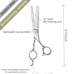Fengliren stainless steel alloy scissors with precision screw visible