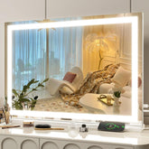 FENNIO vanity mirror 32x22 front view showing large makeup surface