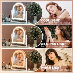 FENNIO vanity-mirror-lights dimmer-display enables customizable brightness for any room.