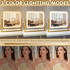 FENNIO vanity mirror lights smart touch controls for quick brightness changes