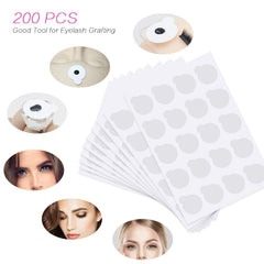 Fenshine glue pallet sticker pad close-up showing leak-proof design for lash artists