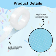 fenshine lash-tape-eyelids-use-application demonstrates lifting lids for precise root visibility
