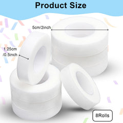 fenshine lash-tape-rolls-closeup-texture highlights breathable, skin-friendly micropore surface