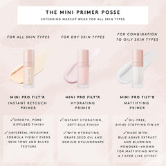 Fenty Beauty Pro Filt'r Hydrating Primer swatch on skin reveals natural or soft matte finish