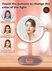 FERXIDI LED lights in white, warm, and natural tones illuminate makeup details