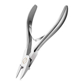 FERYES straight blade toenail clippers close-up for precise thick-nail cuts.
