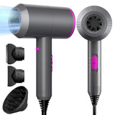 Fezax Ionic Hair Dryer 2000W front view delivering powerful airflow for quick, salon-like drying.
