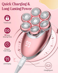 FEZIHEGH 360° contour head follows curves for an even shave.