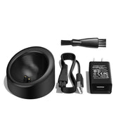 FGIEU Manscaped Dock front view demonstrates reliable charging for Lawn Mower 3.0.