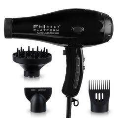 FHI Heat Platform Nano Power 2000 dryer front view for fast, even drying.