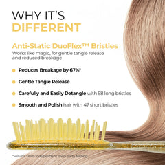 FHI Heat UNbrush dry-use enables gentle detangling on dry, styled-ready hair.