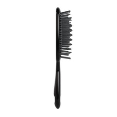 FHI Heat UNbrush DuoFlex anti-static bristles in action for knot-free detangling.