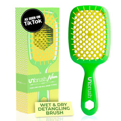 FHI Heat UNbrush front view highlighting pain-free detangling for all hair types