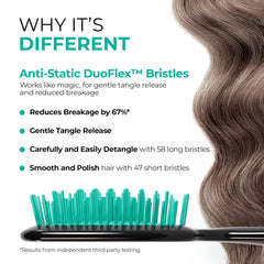 FHI Heat UNbrush lightweight handle enables comfortable styling.