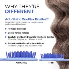 FHI Heat UNbrush Mini detangler ideal for travel touch-ups