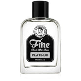 Fine Mr Fine Aftershave platinum bottle in classic barbershop setting