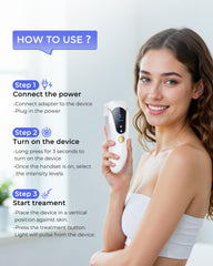 Finequin Air 15 auto-glide mode enables faster full-body treatments with consistent flashes.