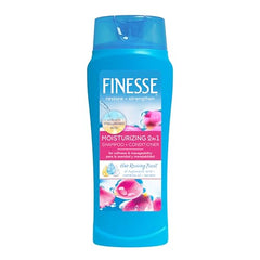 FINESSE Restore + Strengthen 2in1 bottle-pour emphasizes quick, mess-free application.