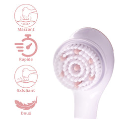 Exfoliating Head on Finishing Touch Flawless Cleanse Spa for smoothing dry skin.