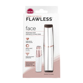Finishing Touch Flawless facial hair remover packaging for travel-friendly display