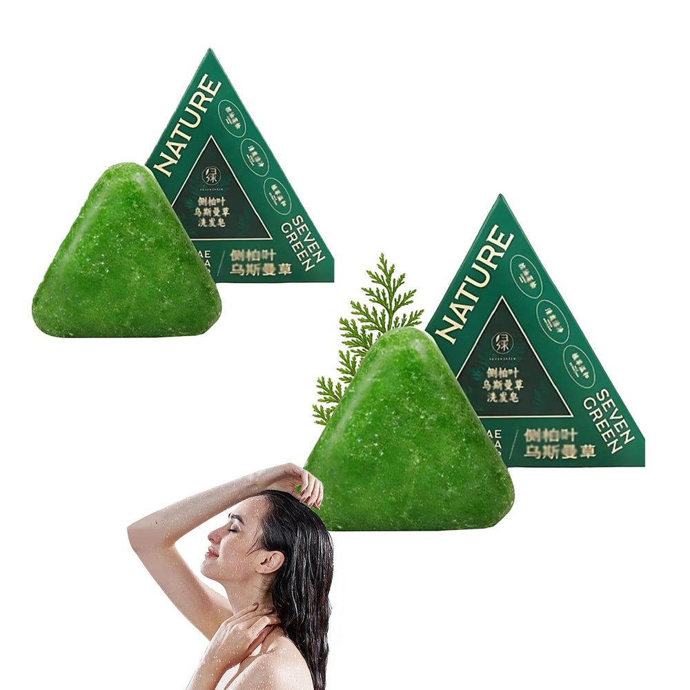 Finturo Seven Green Shampoo Bar packaging — eco-friendly zero-waste presentation for home use.
