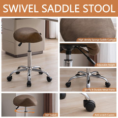 FIRAVOE Saddle Stool ergonomic saddle design supports posture