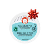First Aid Beauty Facial Radiance Pads packaging highlights compostable daily exfoliation.