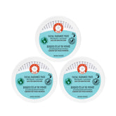 First Aid Beauty Facial Radiance Pads packaging highlights compostable daily exfoliation.