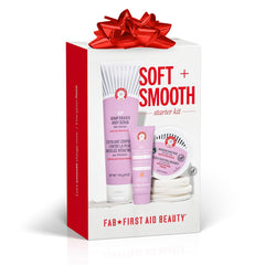 First Aid Beauty KP Bump Eraser Body Scrub bottle shows exfoliation for smoother skin texture.