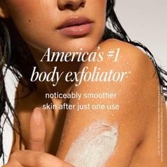 First Aid Beauty KP Bump Eraser texture swatch demonstrates gentle exfoliation
