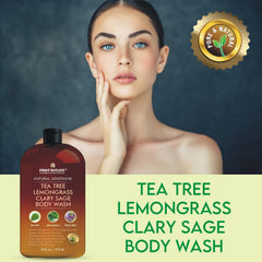 First Botany body wash lemon grass scent elevates daily shower with bright aroma