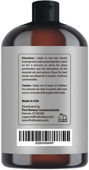 First Botany Cosmeceuticals shampoo foam close-up—rich lather for refreshing scalp cleansing.