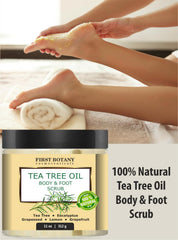First Botany foot scrub texture showing exfoliation and fresh scent