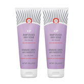 First Aid Beauty KP Bump Eraser jar closeup shows exfoliating texture for smoother skin