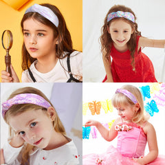 Fishdown fishown sequin headbands rainbow pack deliver versatile glitter for celebrations and creative hairstyles.