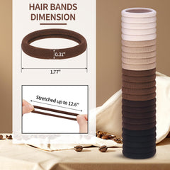 Fishinsea beige hair ties showcase versatile styling for office to workouts
